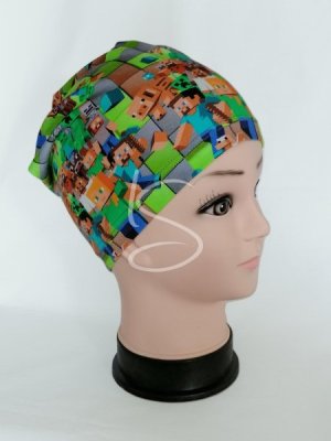 Čepice klasik motiv hry s panáčky