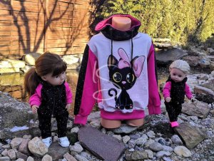 Tepláková souprava Neonové tečky