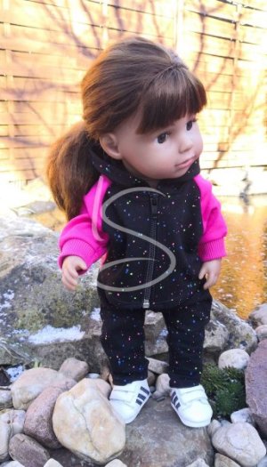 Tepláková souprava Neonové tečky