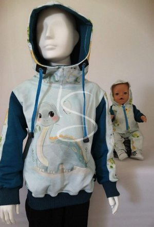 Mikina dino s motýlem