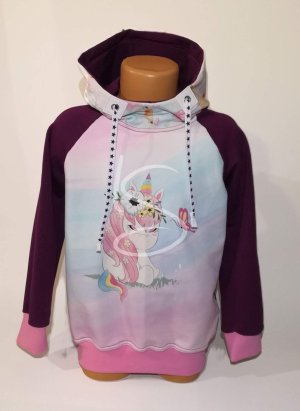 Mikina Jednorožec s motýlem