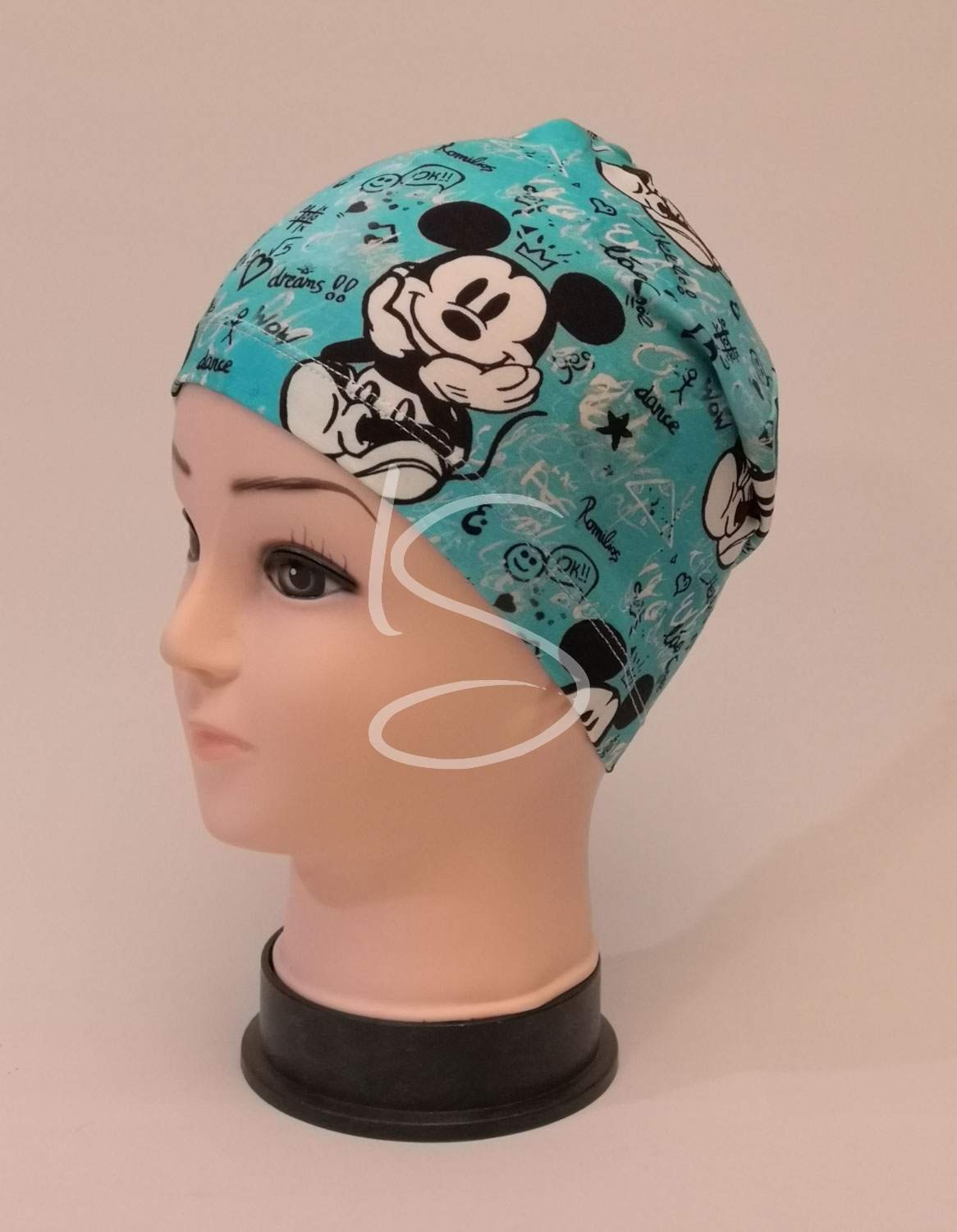 Klasická čepice Mickey tyrkys