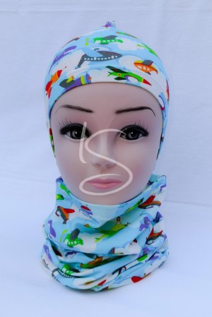 Čepice klasik Letadla v oblacích