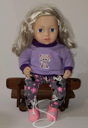 Mikina s hnědou kočkou