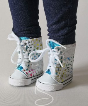 Boty vysoké duhové hvezdy