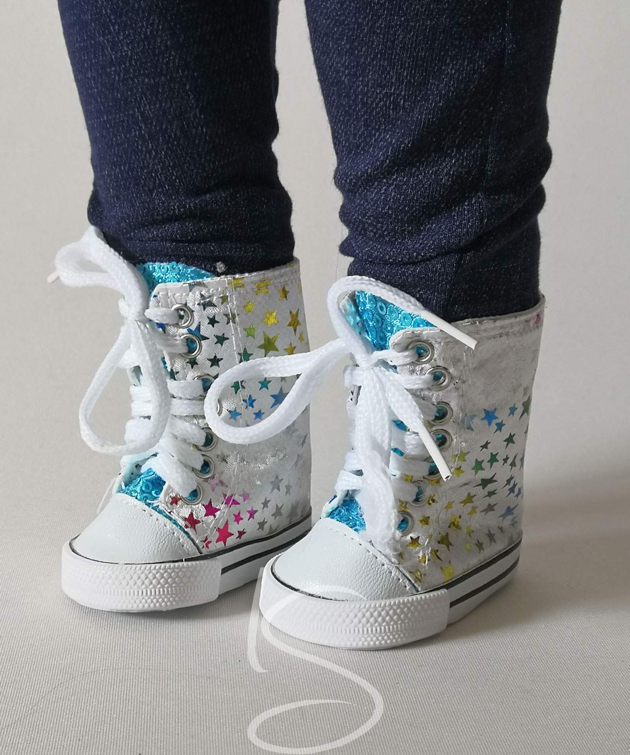 Boty vysoké duhové hvezdy