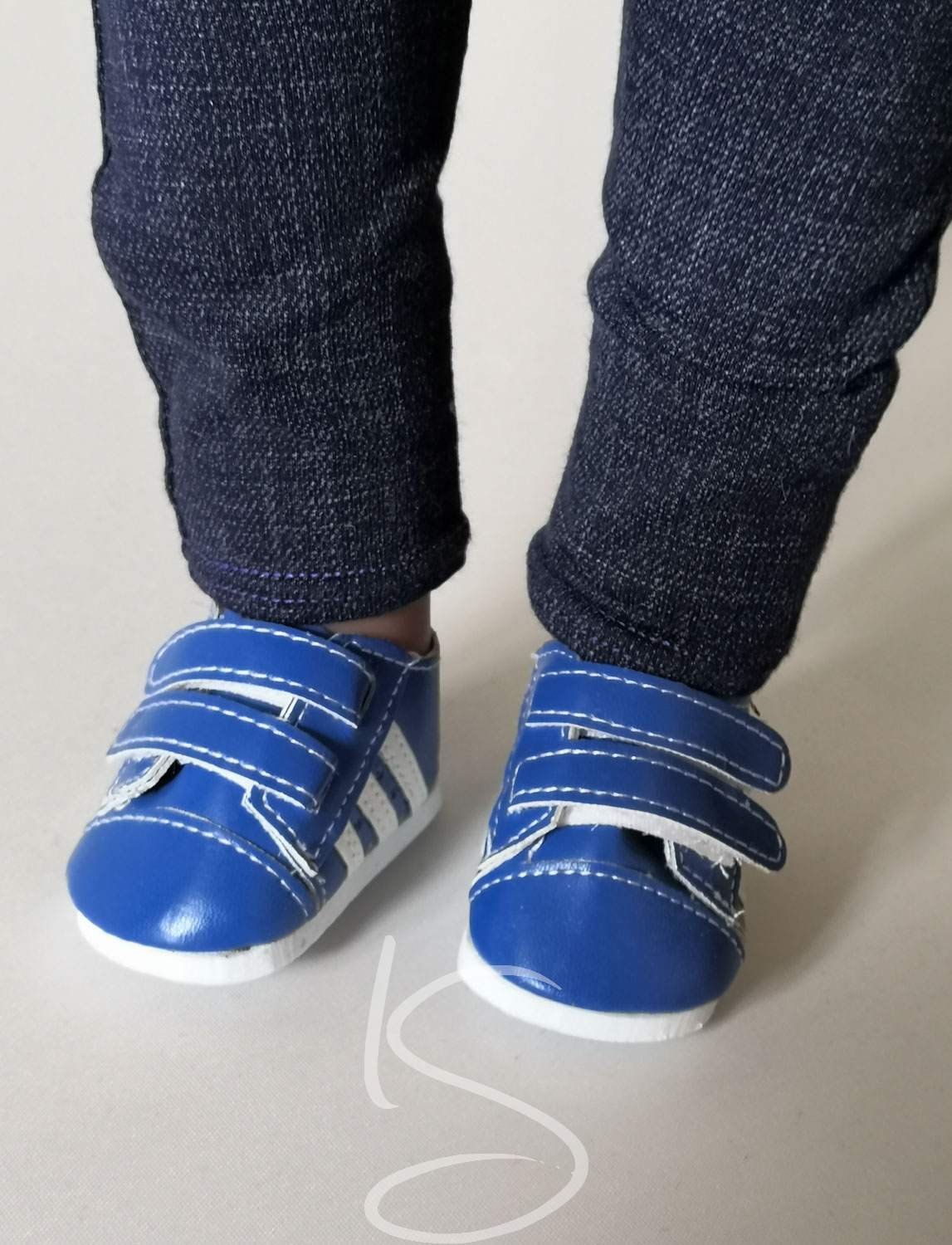 Boty tenisky modré pruhy