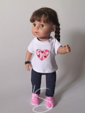 Tričko srdce za 70 Kč