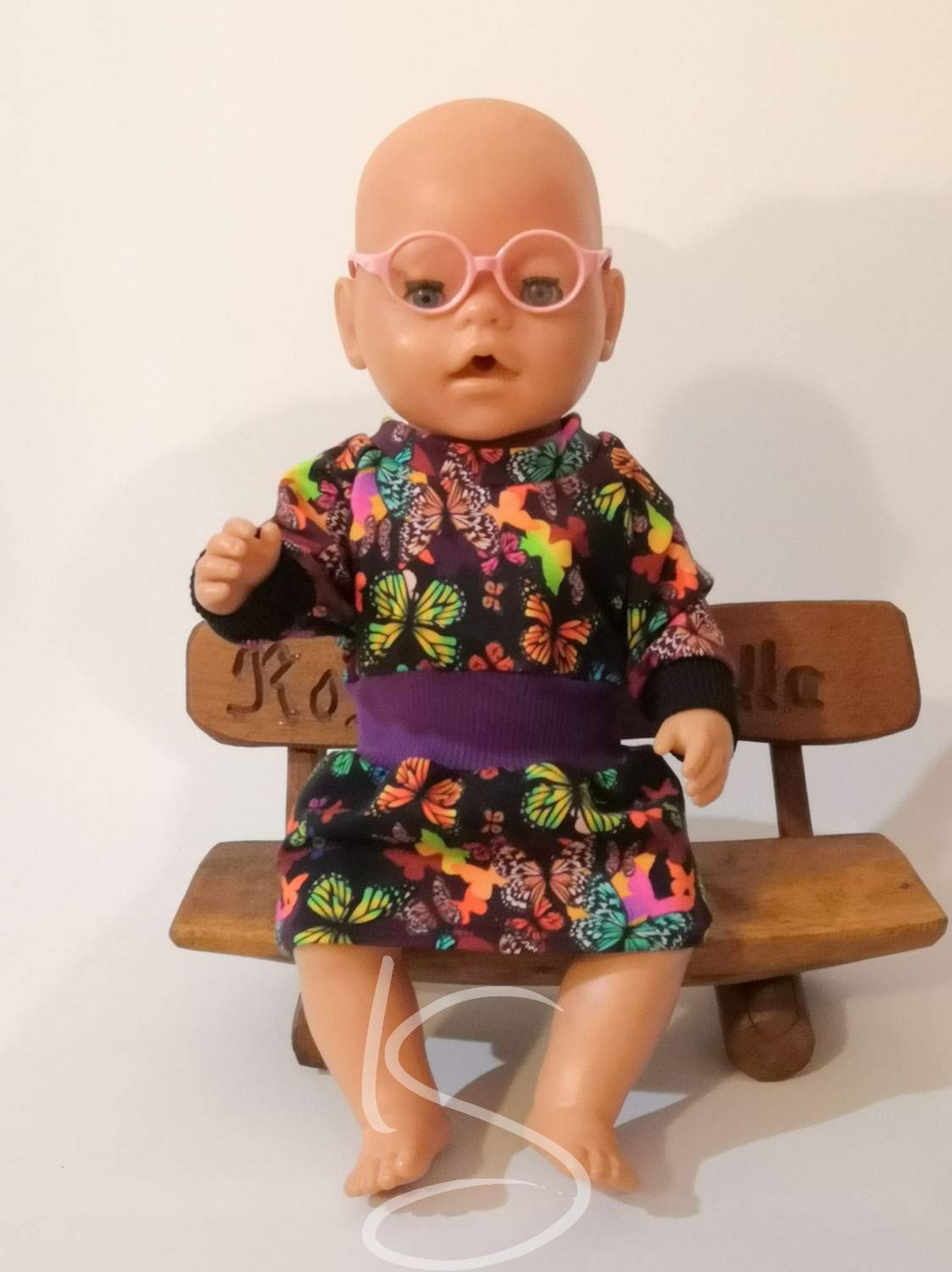 Brýle růžové kulaté za 40 Kč