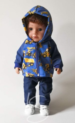 Softshellová bunda auta na modre