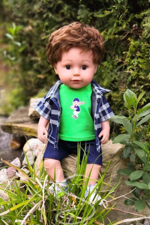 Košile modrá s proužky