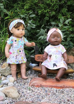 Set větinové víly - šaty, kalhotky, čelenka