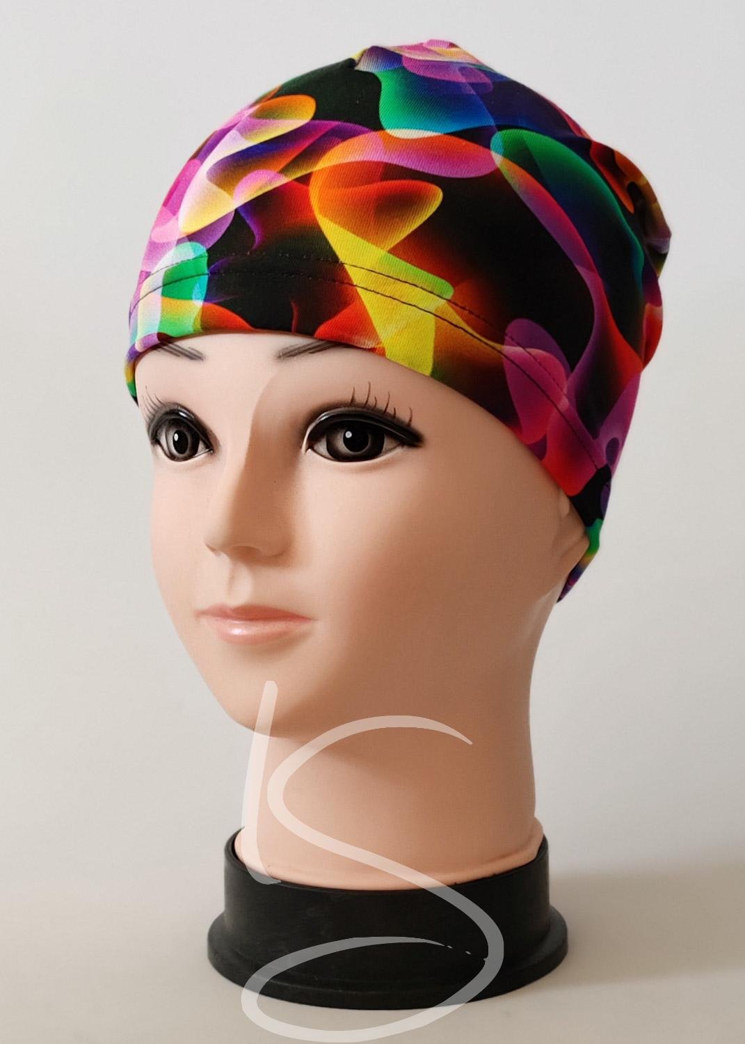 Čepice klasik Neonový kouř