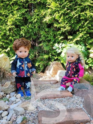 Softshelová souprava neonové fleky s růžovou