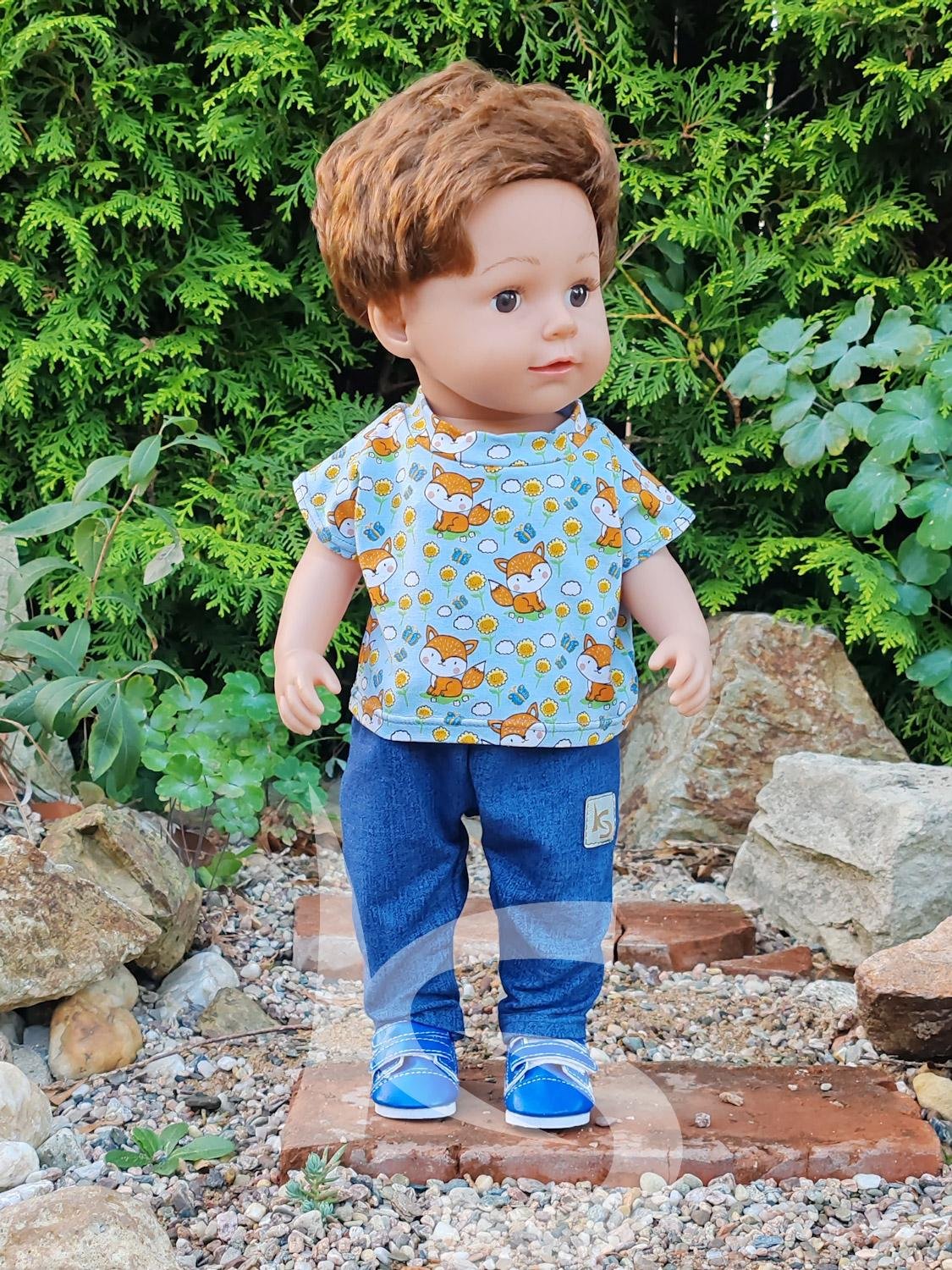 Tričko Lišky na modré