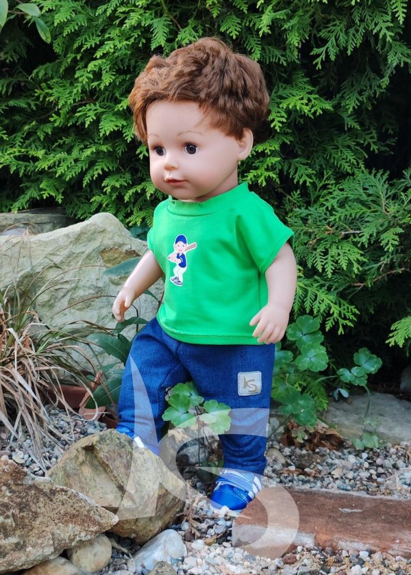 Tričko sportovec na zelené