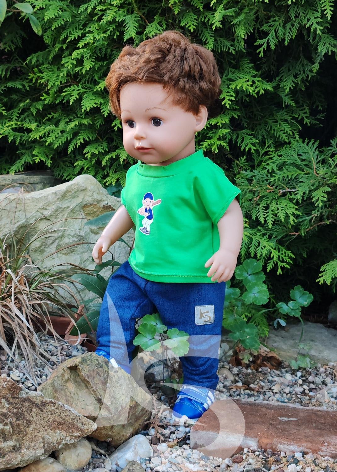 Tričko sportovec na zelené