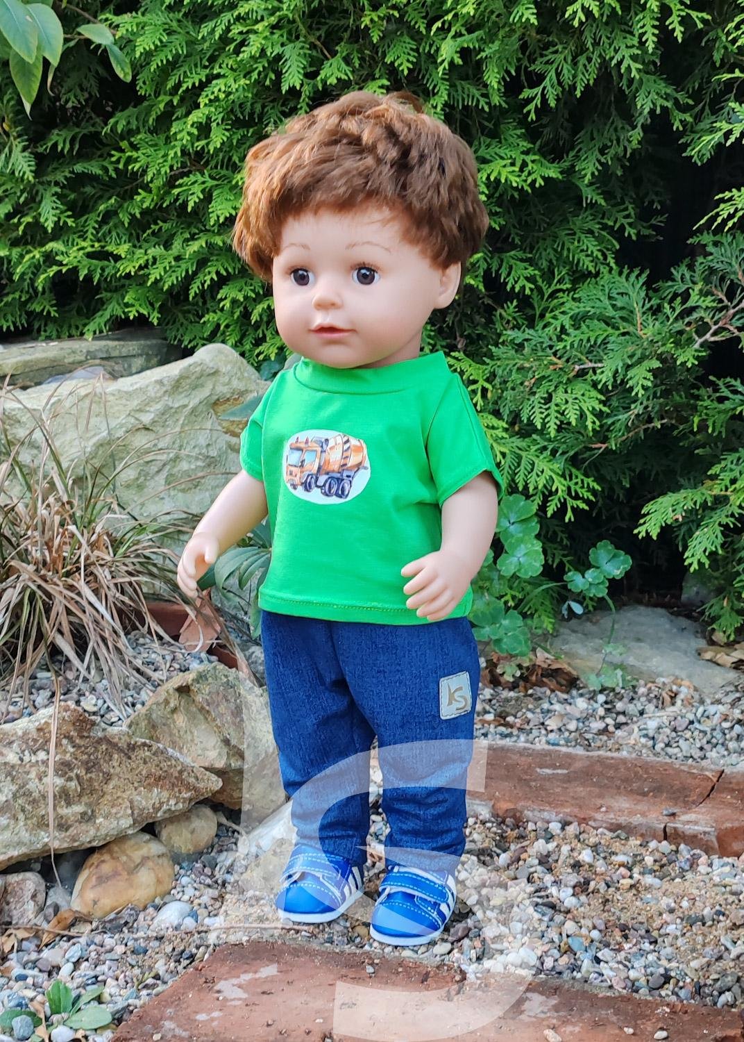 Tepláky modrá jeans