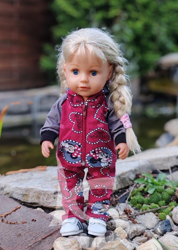 Tepláková souprava Vínová srdíčka