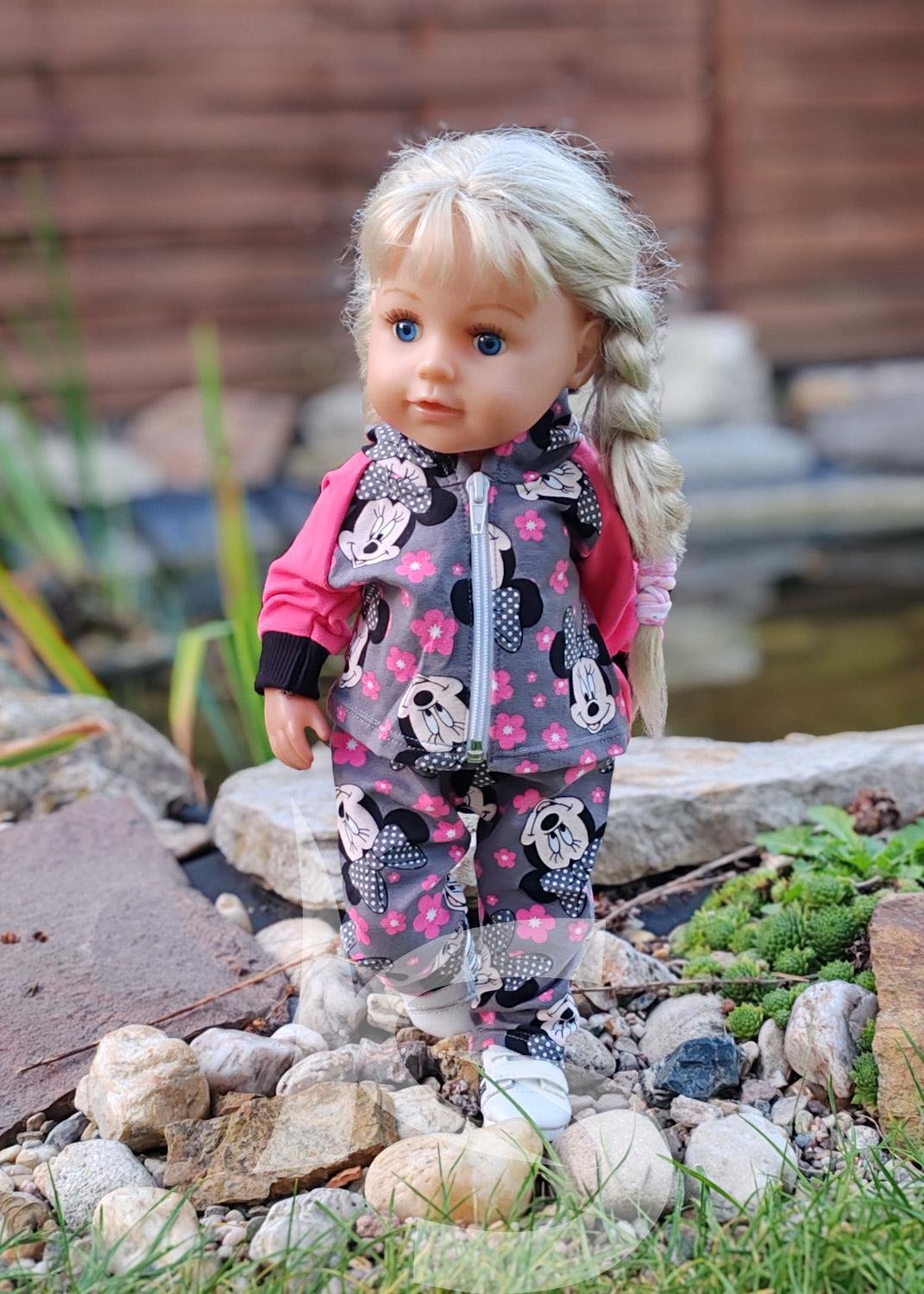 Tepláková souprava Myška na šedé